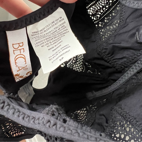 BECCA by Rebecca Virtue Color Play Plunge Neck One Piece Swimsuit - Picture 5 of 6